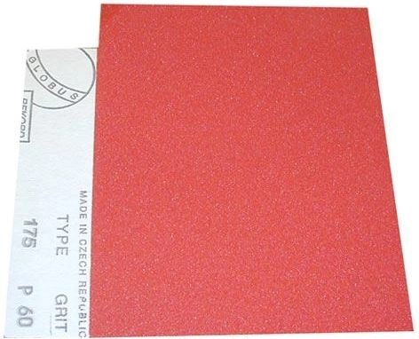 Papier abrasif pour bois, grain 40, 230 × 280 mm