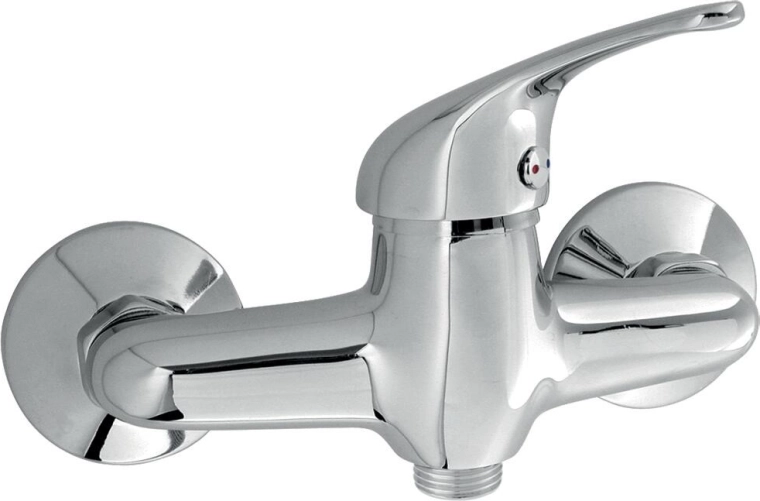 TITANIA IRIS wall-mounted shower faucet, chrome, 150 mm