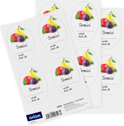Flessenstickers Huisgemaakt – blanco (12 stuks)