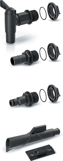 Zubehörset für Regentonnen Waterform IcanSet 4 – 5 Stück