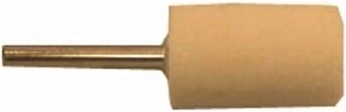 Meule cylindrique avec tige 2 × 8 mm, grain 100, dureté L