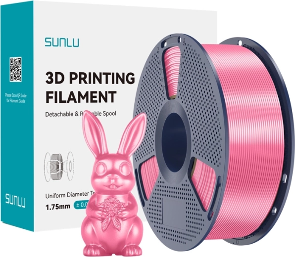 Sunlu PLA+ Silk Filament rosa