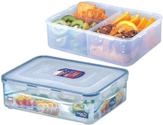 Lebensmittelbox mit 4 Fächern 3,9 l LOCK