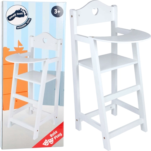 Petite chaise haute en bois Small Foot pour poupées