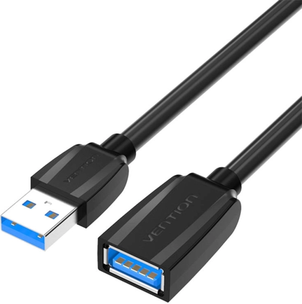 Vention VAS-A45-B300 USB 3.0 Extension Cable Male to Female 3m (Black)
