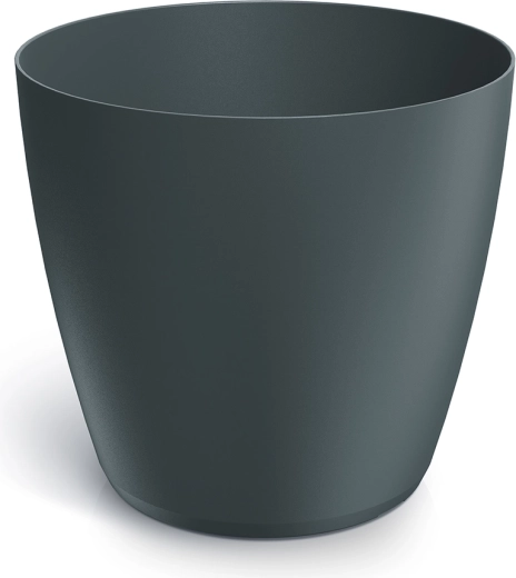 Cache-pot Mate 17,8 cm en plastique anthracite