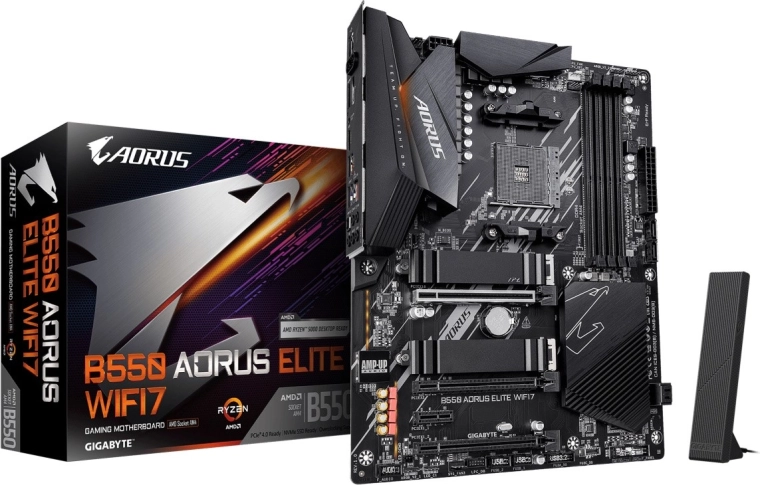 Gigabyte B550 AORUS Elite WiFi7-moederbord