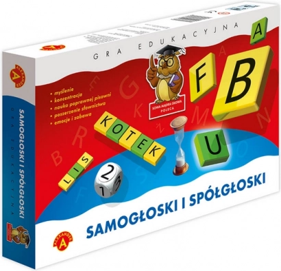 Educational game ALEXANDER Wise Owl – vowels and consonants