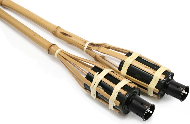Bamboo torch 90 cm – black