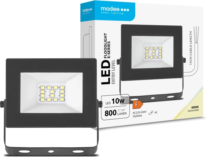 LED-Fluter Modee E‑Series Slim 10 W, 800 lm, 120°, neutralweiß 4000 K