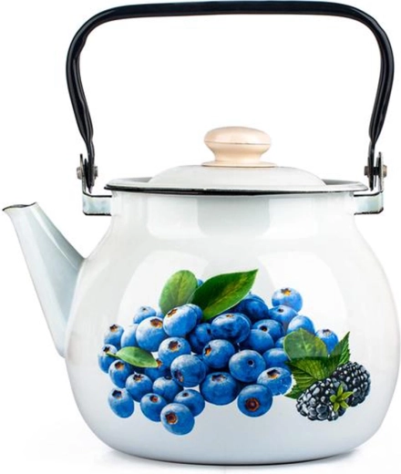 Enamelled Kettle with Lid 3.5 l TORO