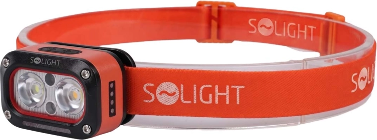 Solight oplaadbare LED-hoofdlamp 250 lm met infraroodsensor (warm en koud licht)