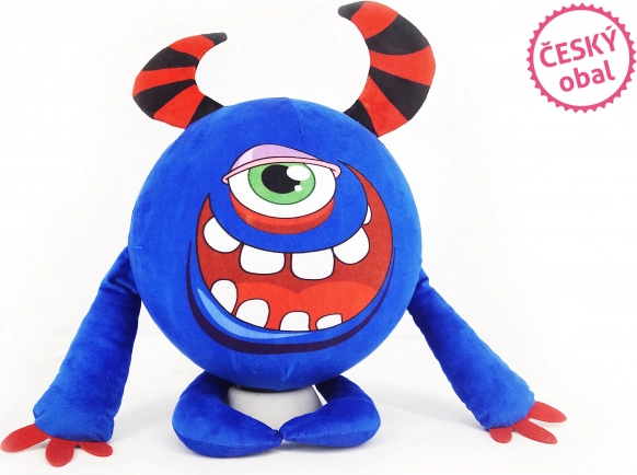 Baby inflatable plush ball cyclops 30 cm - 1 piece
