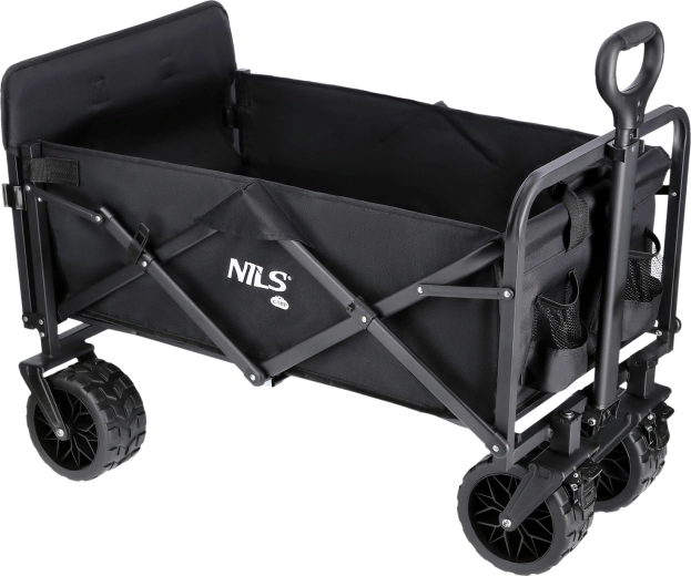 Opvouwbare campingwagen NILS Camp zwart 160 l