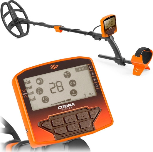COBRA TECTOR Rush metal detector with waterproof 28 cm DD coil