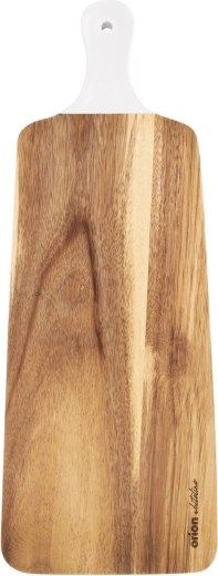 Planche Orion en bois d’acacia Whiteline avec poignée 48,5 × 18,5 cm
