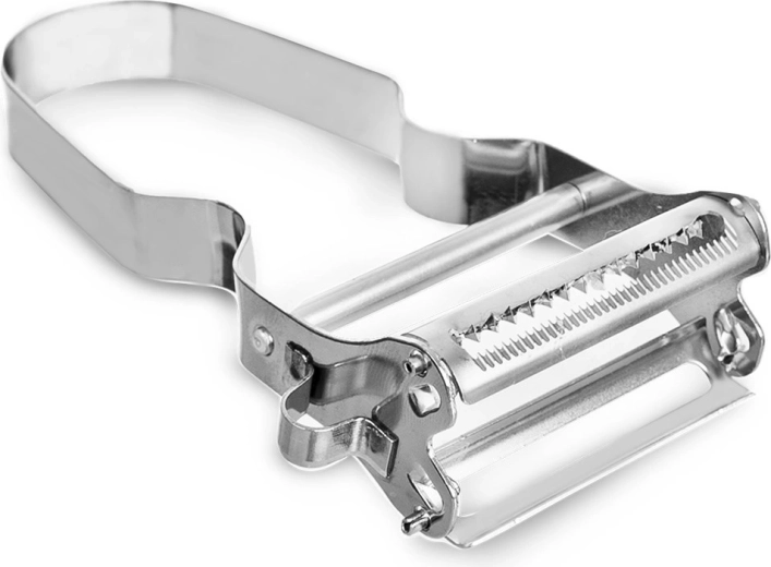 Stainless steel double vegetable and fruit peeler 11.5 cm
