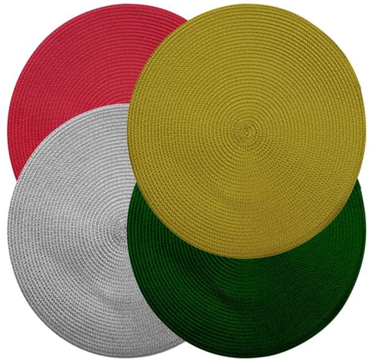 Woven Placemat TORO 36 cm – mix of colors