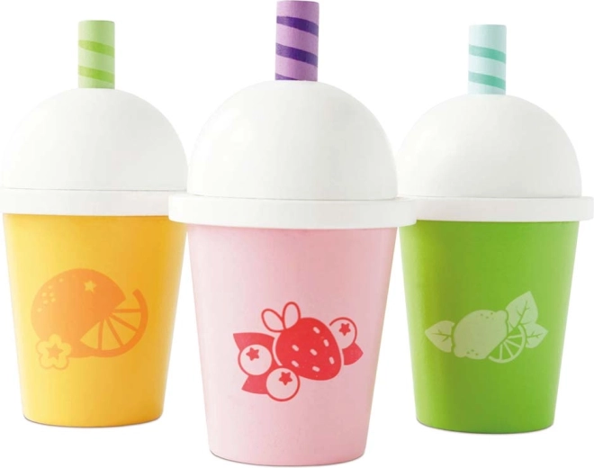 Le Toy Van wooden set of fruit smoothie drinks (3 pcs)