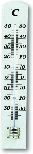 TFA Wall-Mounted Indoor Thermometer Made of Beech Wood