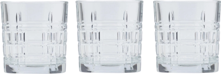 BRIT Glass 325 ml low, set of 3 pcs