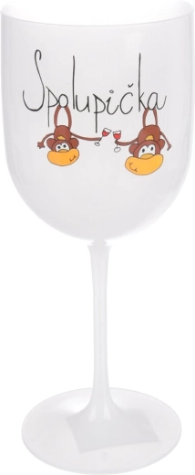 SpoluPi čka Clear Wine Glass 440 ml