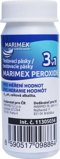 Bandelettes de test Marimex pour peroxyde 3en1 (25 pcs)