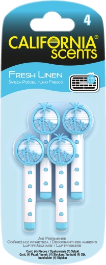 Duftstäbchen für die Lüftung Fresh Linen – California Scents