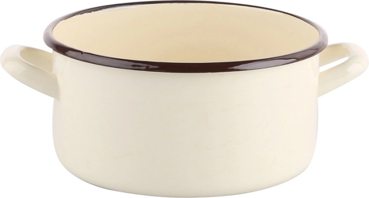 Casserole émaillée Silesia 2,9 l, 20 cm, crème