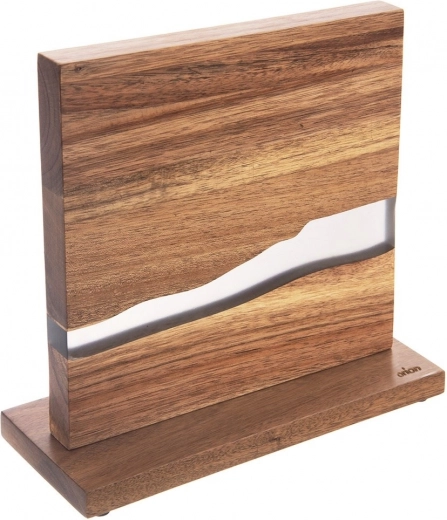 Support magnétique double face pour couteaux River en bois d’acacia