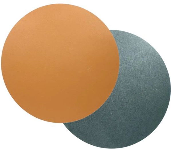 Two-tone TORO placemat 38 cm brown/black