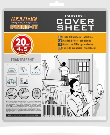 PE Painter's Covering Film 4 × 5 m
