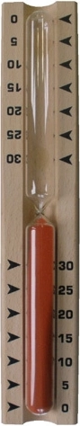 30-minute TFA sauna sand timer made of beech wood