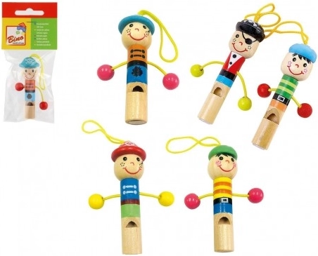 Wooden Whistle Figurine