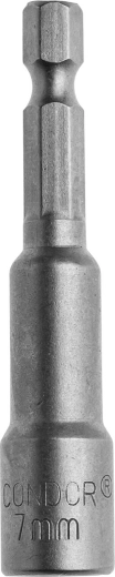 Adaptateur magnétique 1/4" 7 mm, hexagonal