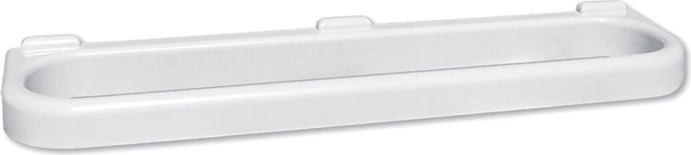 Kunststof handdoekhouder 45,8 × 10,9 cm wit
