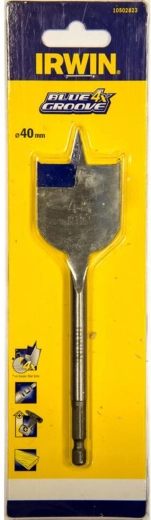 Platte houtboor 40 mm IRWIN Blue Groove