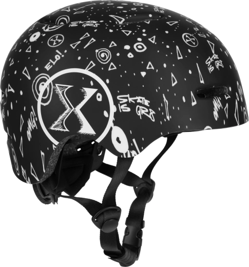 Fiets- en skatehelm NILS Extreme MT311 zwart