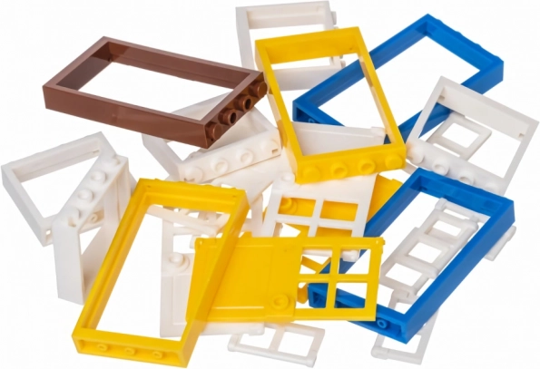 L-W Toys Creative Set of Colorful Windows and Doors