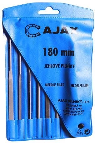 Set naaldvijlen 180 mm, 6-delig