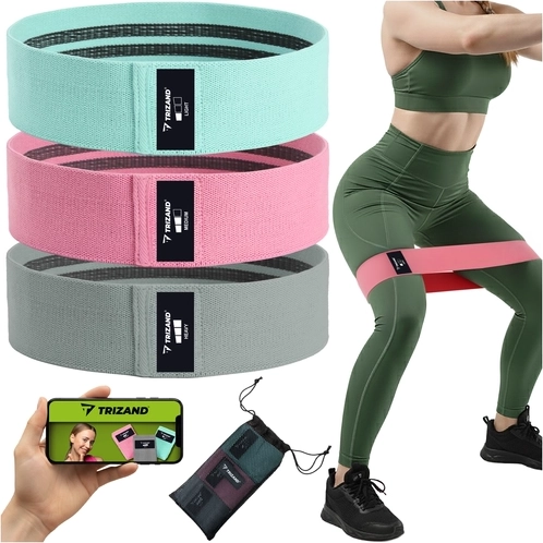 Trizand set weerstandsbanden om te trainen 3 stuks