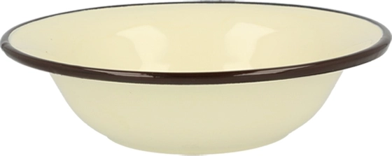 Silesia Rybnik emaillierte Schüssel 0,95 l, creme