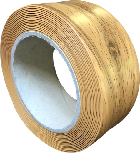 Bordure de sol autocollante PVC chêne Wild 52 mm × 5 m