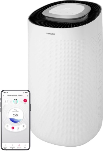 Déshumidificateur et purificateur d’air connecté Sencor