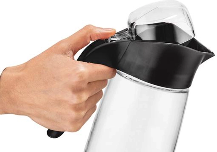 Carafe en verre avec couvercle QLUX 1,6 l