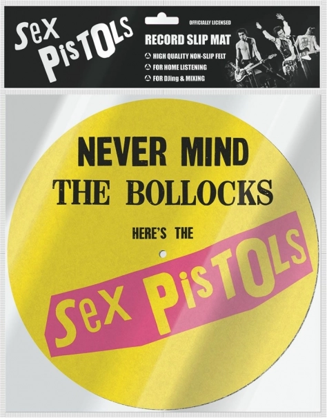 Turntable Mat with Sex Pistols Design