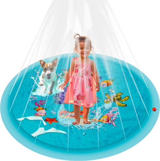 Tapis de jeu aquatique - fontaine Kruzzel 165 cm