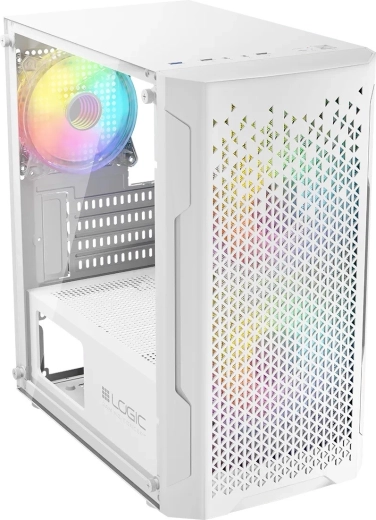 LOGIC Aramis ARGB Mini PC Case - White