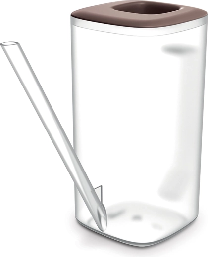 Gietertje Tubi 1,6 l transparant/marsala