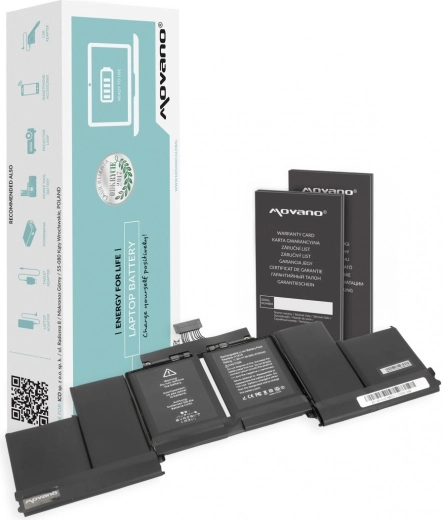Movano A1618-batterij voor MacBook Pro 15 Retina A1398 (2015)